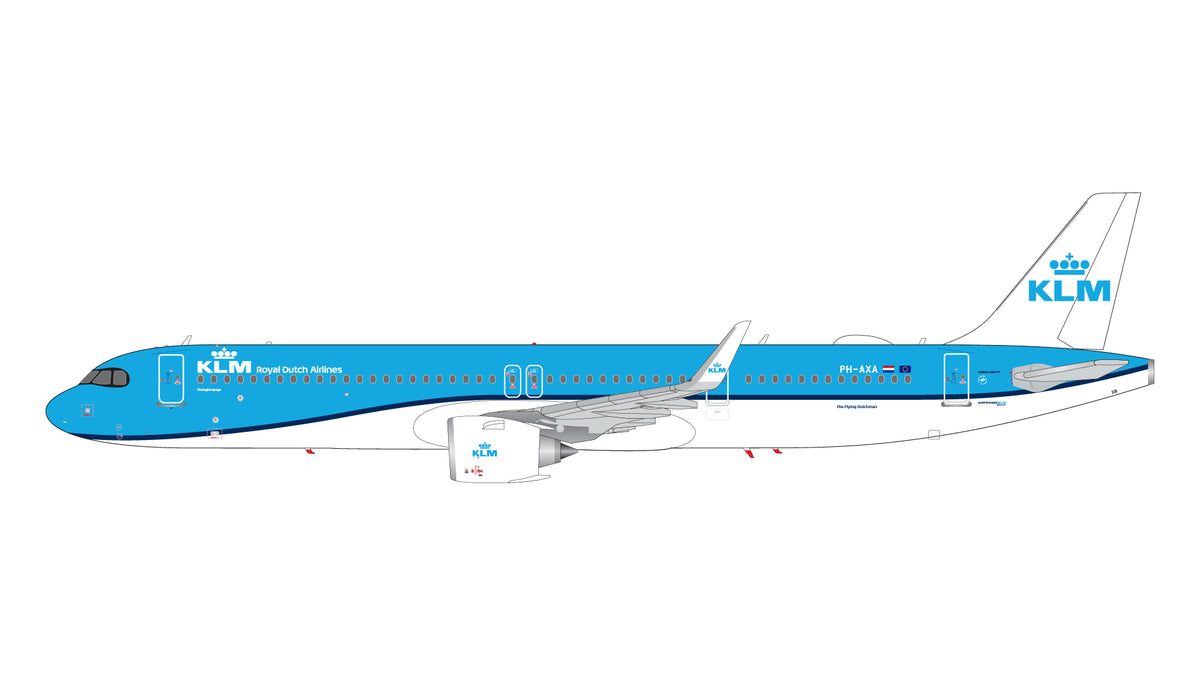 Gemini Jets 1:200 KLM Airbus A321 PH-AXA G2KLM1348 IN STOCK