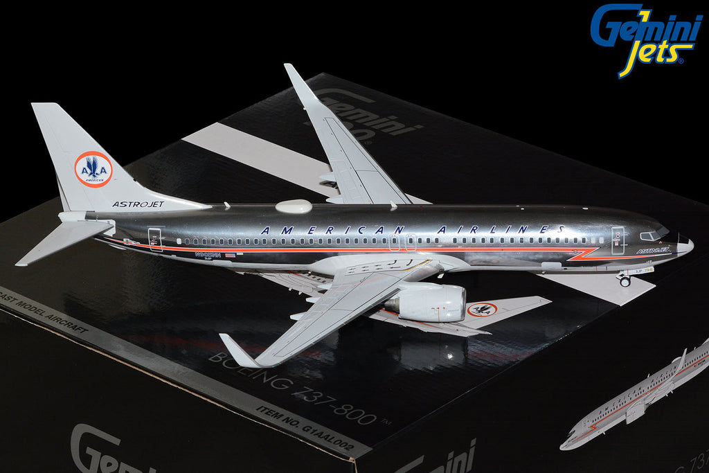 GeminiJets G1AAL002 1:100 American Airlines Boeing 737-800 "Astrojet" N905NN