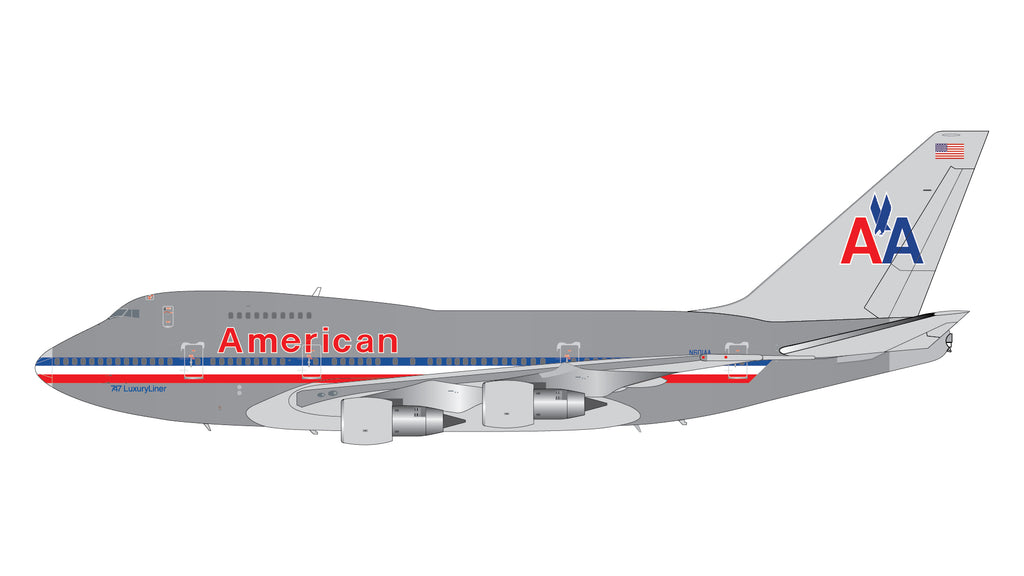 GeminiJets G2AAL1158 1:200 American Airlines Boeing 747SP N601AA