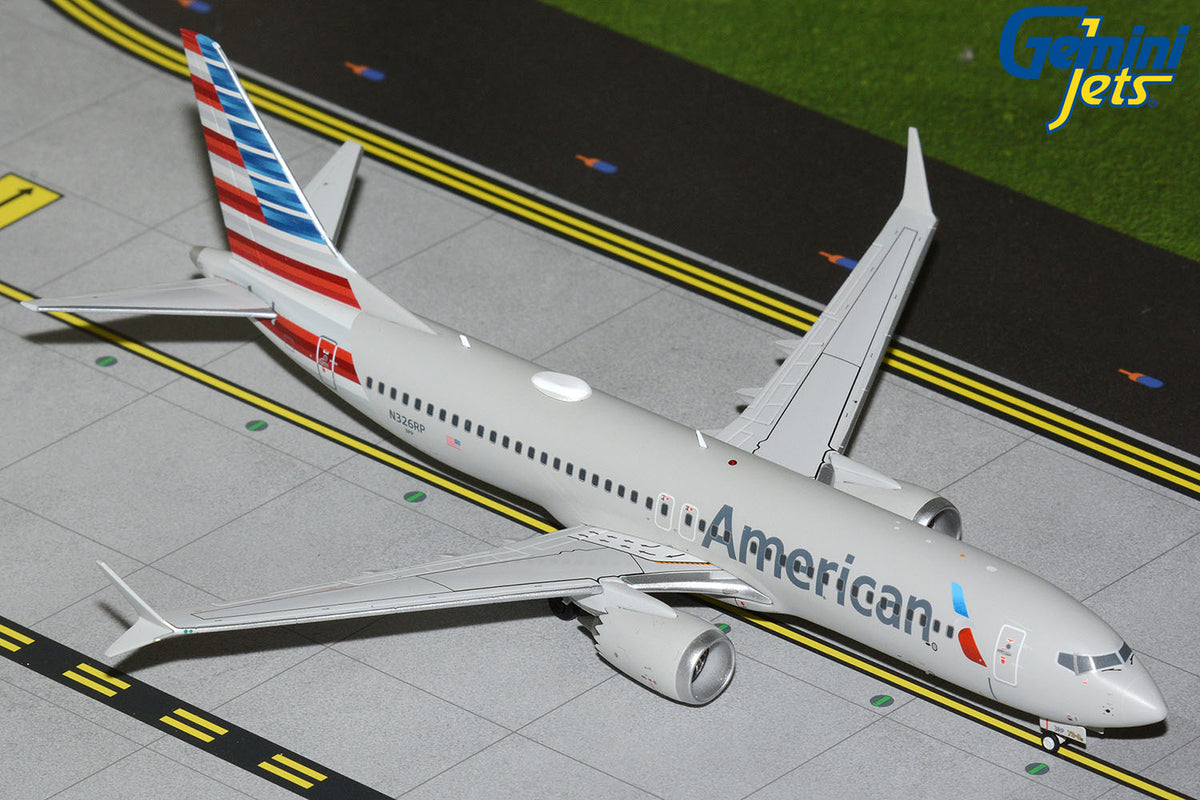 GeminiJets G2AAL1413 1:200 American Airlines Boeing 737 MAX 8 N326RP ...