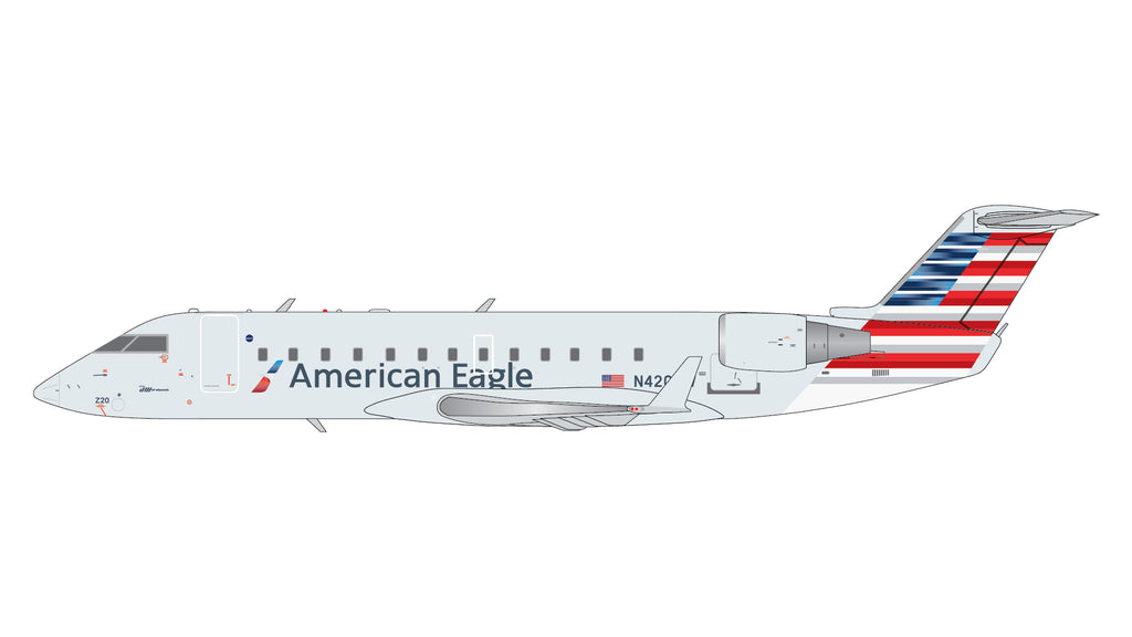 GeminiJets G2AAL1426 1:200 American Eagle CRJ-200 N420AW