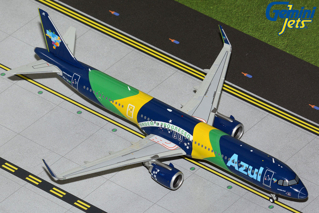 Yje GeminiJets G2AZU1085 1:200 Azul Linhas Aereas Airbus A321neo PR-YJE ...
