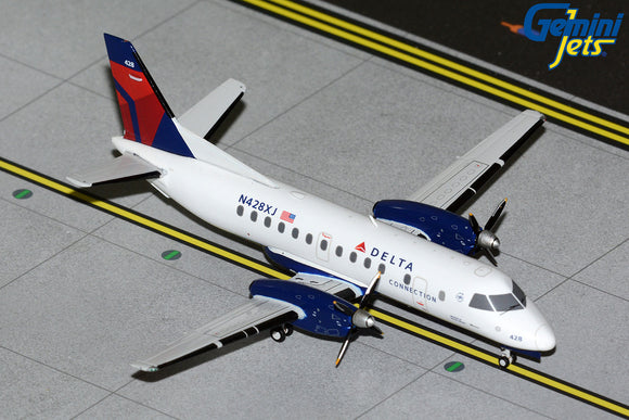 GeminiJets G2DAL1340 1:200 Delta Connection Saab 340B N428XJ