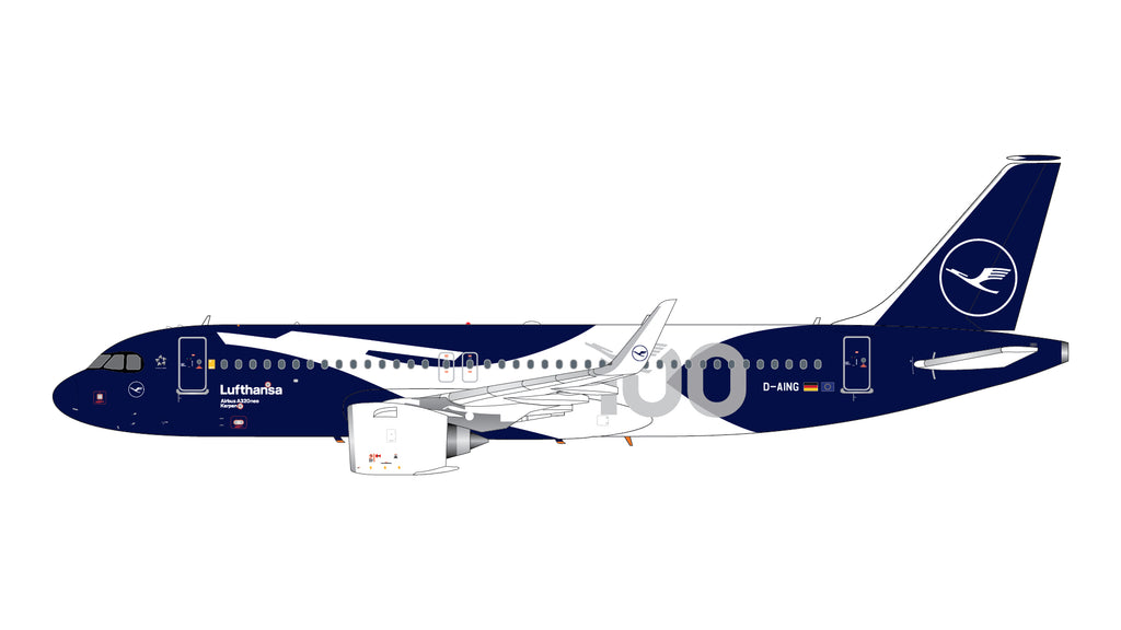 GeminiJets G2DLH1515 1:200 Lufthansa Airbus A320neo "100 Years" D-AING
