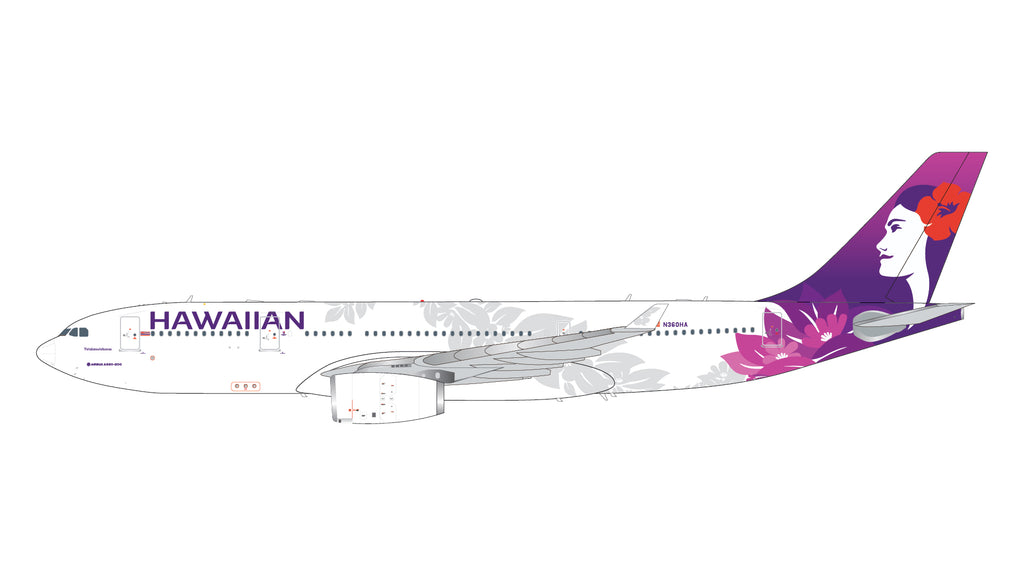 GeminiJets G2HAL1504 1:200 Hawaiian Airlines Airbus A330-200 N360HA