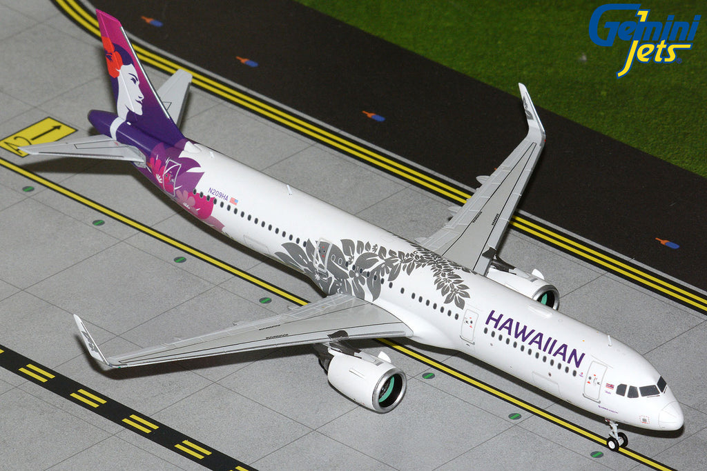 GeminiJets G2HAL1517 1:200 Hawaiian Airlines Airbus A321neo N209HA