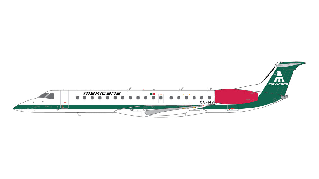 GeminiJets G2MXA1305 1:200 Mexicana ERJ-145 XA-MBR