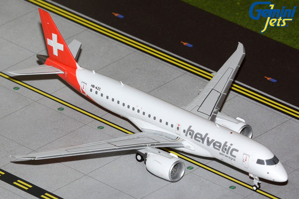 GeminiJets G2OAW1388 1:200 Helvetic Airways Embraer 190-E2 HB-AZC