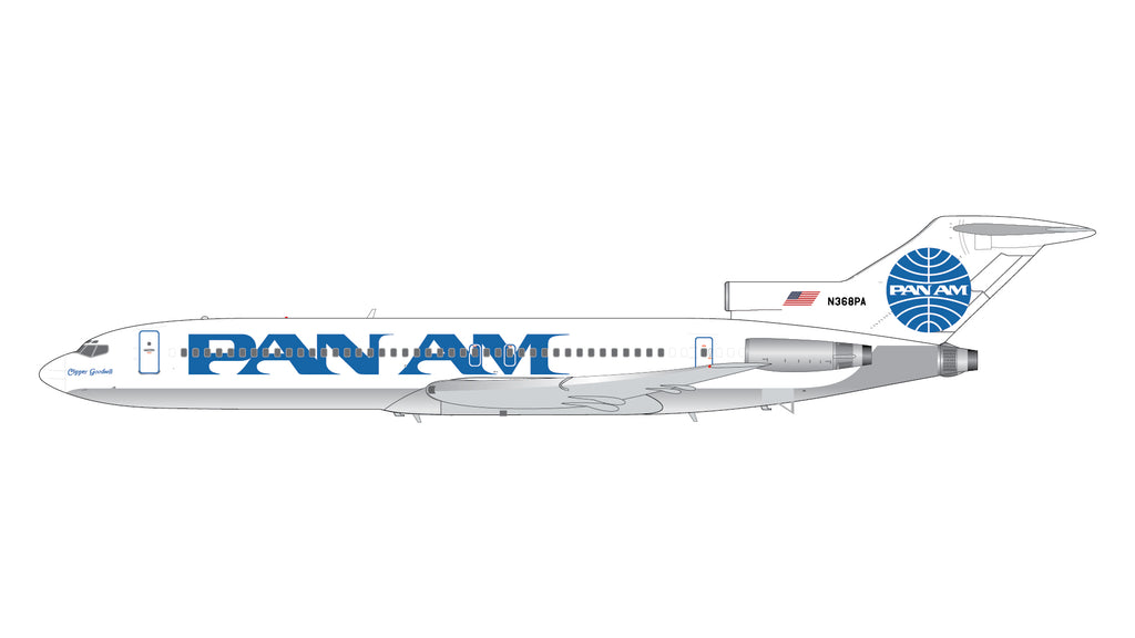 GeminiJets G2PAA1408 1:200 Pan Am Boeing 727-200 N368PA