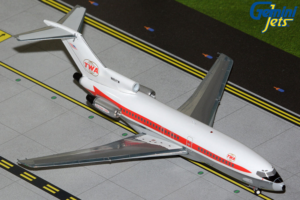 GeminiJets G2TWA946 1:200 TWA Boeing 727-100 N851TW