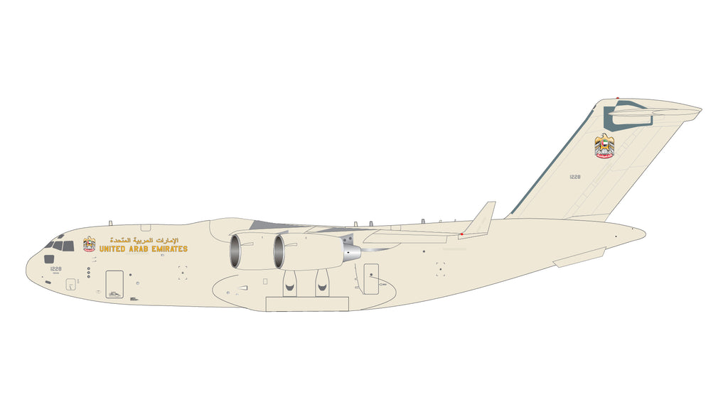 GeminiJets G2UAF1471 1:200 UAE Air Force C-17 Globemaster III