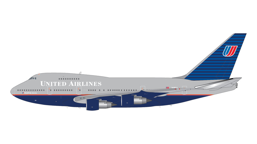GeminiJets G2UAL1160 1:200 United Airlines Boeing 747SP N145UA