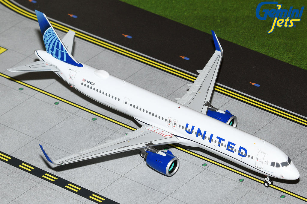 GeminiJets G2UAL1281 1:200 United Airlines Airbus A321neo N44501