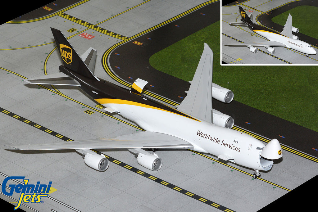 GeminiJets G2UPS1187 1:200 UPS Boeing 747-8F (Interactive Series) N607UP