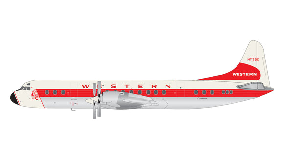 GeminiJets G2WAL1031 1:200 Western Airlines Lockheed L-188 Electra N7139C