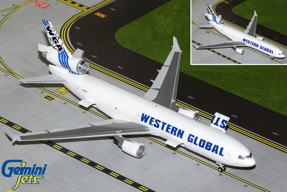 GeminiJets G2WGN1180 1:200 Western Global MD-11F (Interactive Series) N783SN