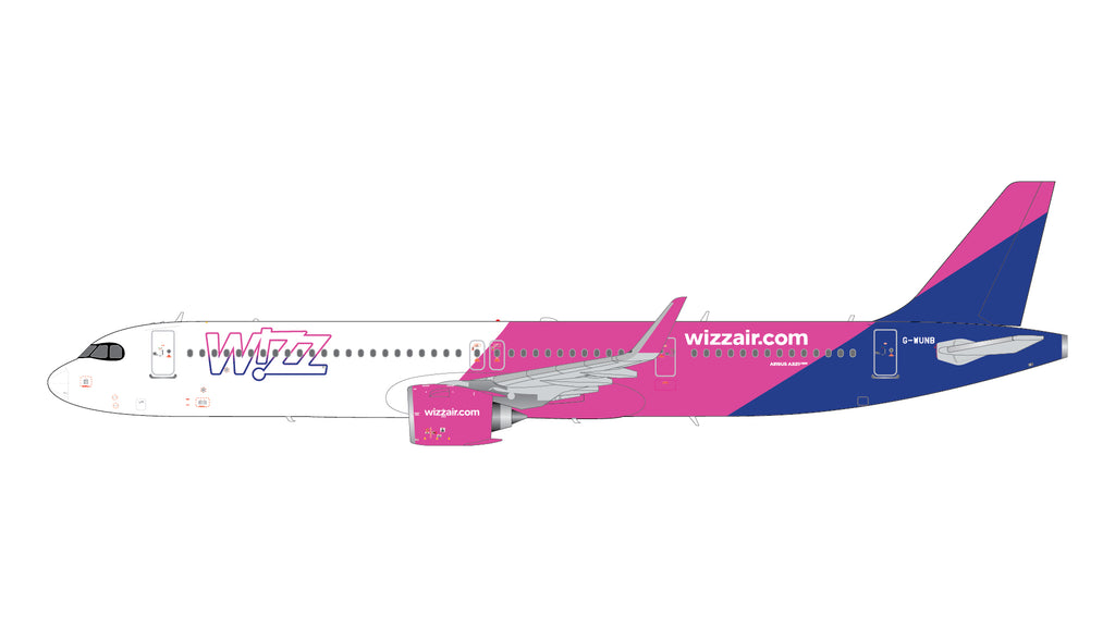 GeminiJets G2WUK1404 1:200 Wizz Air UK Airbus A321neo G-WUNB