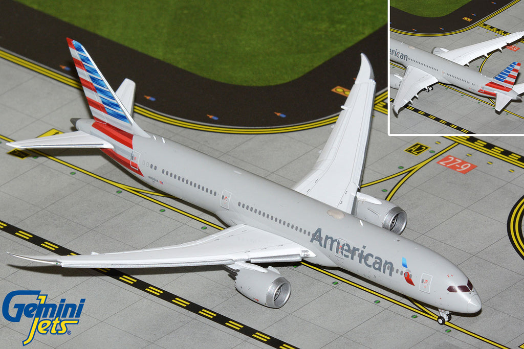 GeminiJets GJAAL2356F 1:400 American Airlines Boeing 787-9 (Flaps Down) N836AA