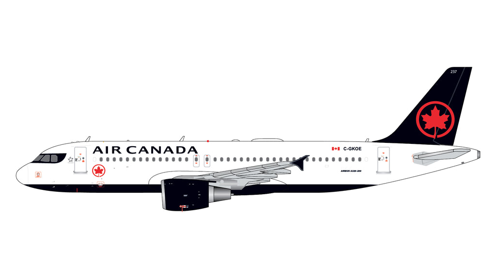 GeminiJets GJACA2388 1:400 Air Canada Airbus A320-200 C-GKOE