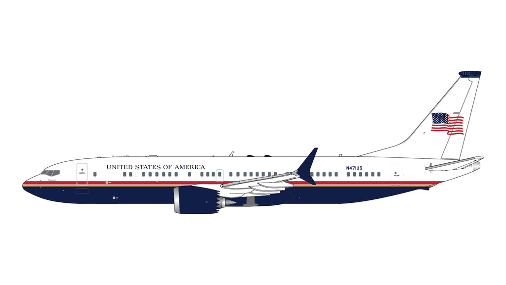 GeminiJets GJAFO2420 1:400 U.S. Air Force Boeing 737 MAX 8 BBJ N471US