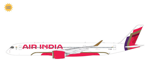 GeminiJets GJAIC2254F 1:400 Air India Airbus A350-900 (Flaps Down) VT-JRH