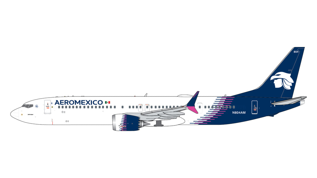 GeminiJets GJAMX2416 1:400 Aeromexico Boeing 737 MAX 9 N804AM