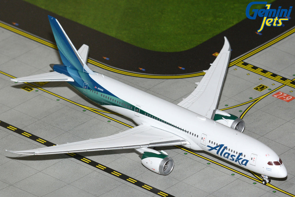 GeminiJets GJASA2400 1:400 Alaska Airlines Boeing 787-9 N784HA
