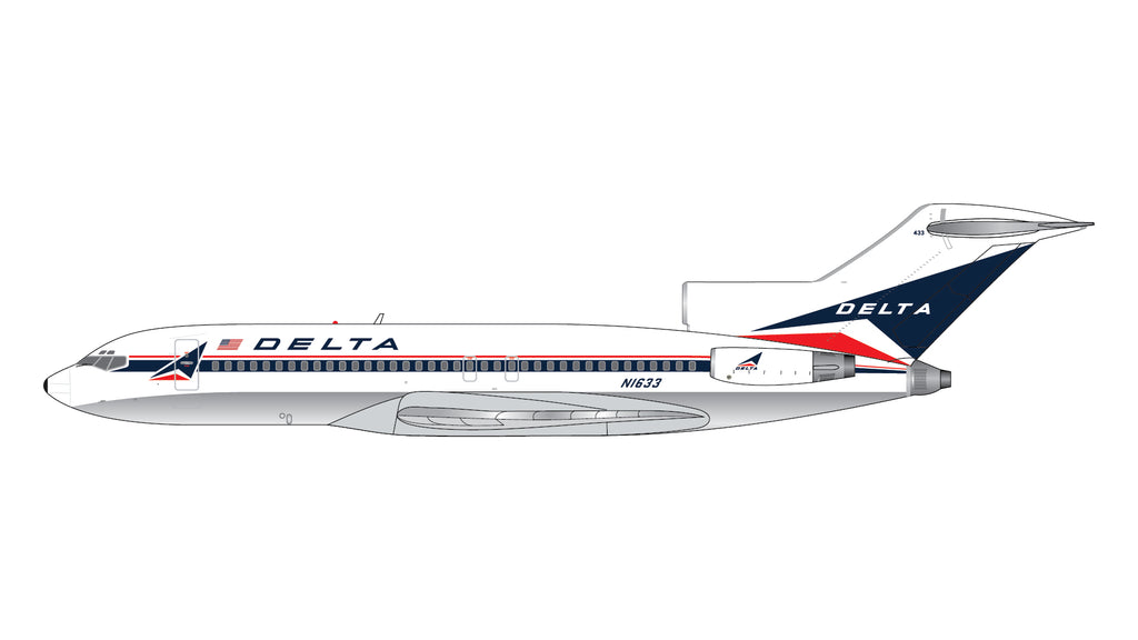 GeminiJets GJDAL2355 1:400 Delta Air Lines Boeing 727-100 N1633
