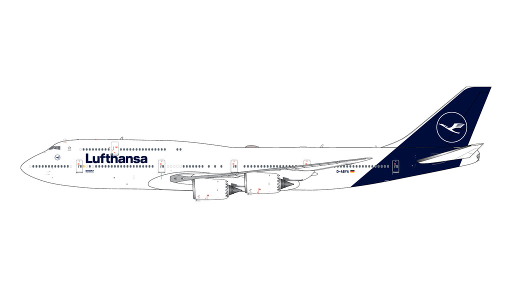 GeminiJets GJDLH2209 1:400 Lufthansa Boeing 747-8 D-ABYA
