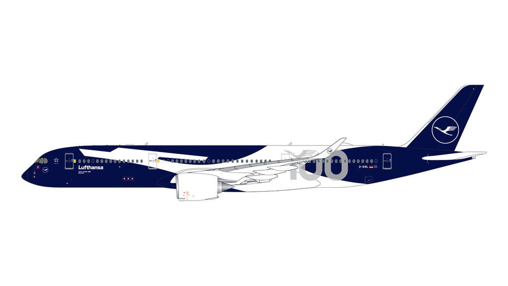 GeminiJets GJDLH2409 1:400 Lufthansa Airbus A350-900 "100 Years" D-AIXL