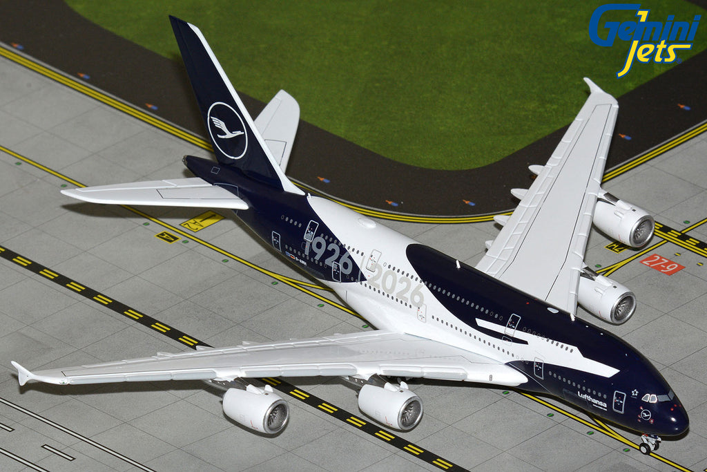 GeminiJets GJDLH2410 1:400 Lufthansa Airbus A380 "100 Years" D-AIMH