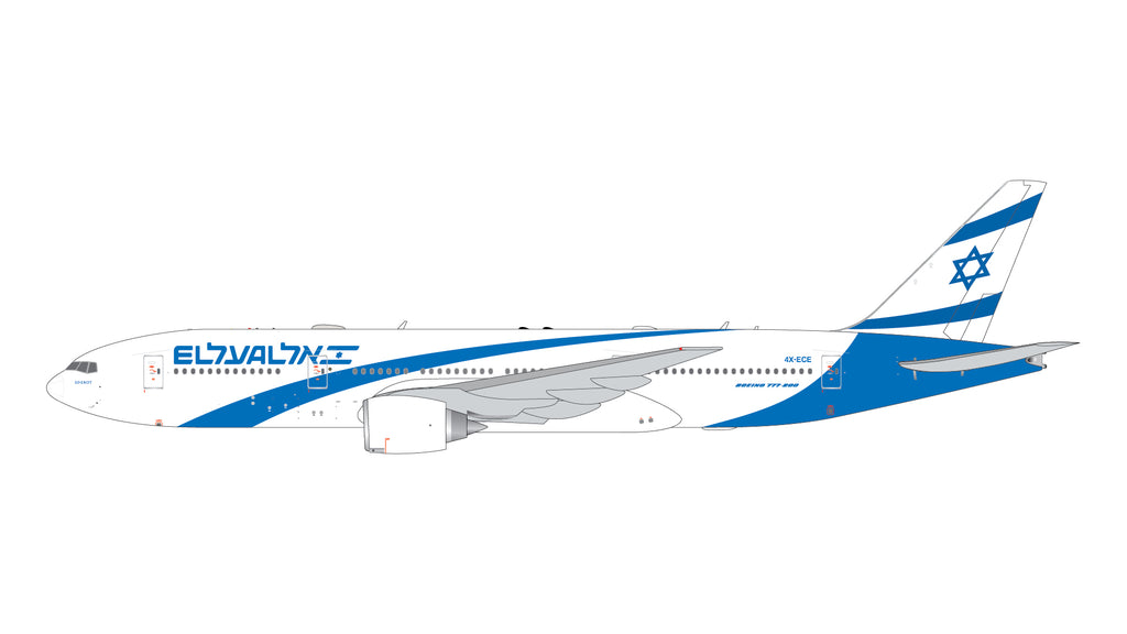 GeminiJets GJELY2425 1:400 El Al Boeing 777-200ER 4X-ECE