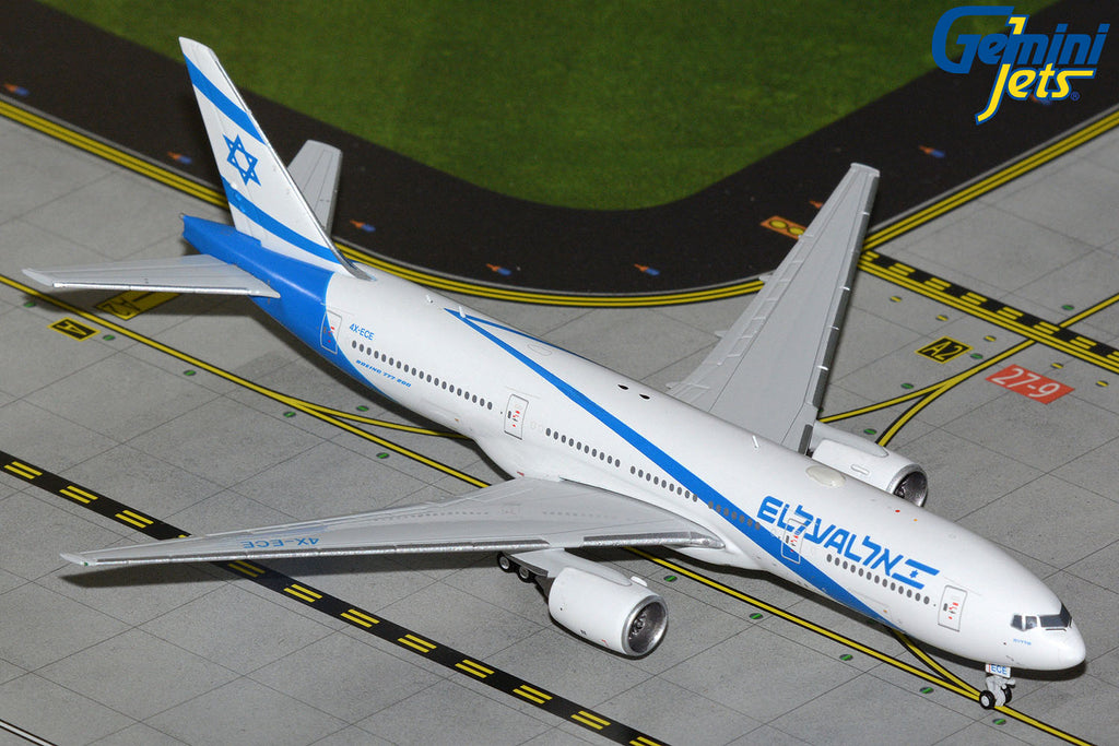 GeminiJets GJELY2425 1:400 El Al Boeing 777-200ER 4X-ECE