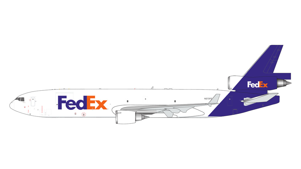 GeminiJets GJFDX2449 1:400 FedEx MD-11F N572FE