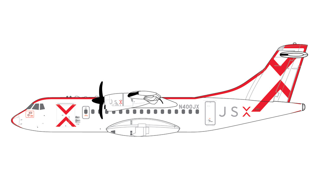 GeminiJets GJJSX2404 1:400 JSX Air ATR-42-600 N400JX