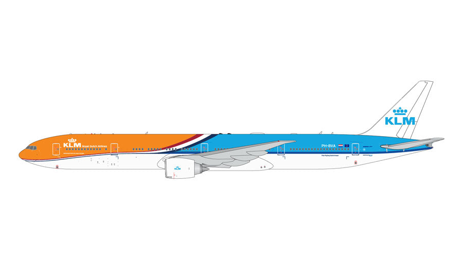 GeminiJets GJKLM2268 1:400 KLM Boeing 777-300ER "Orange Pride" PH-BVA