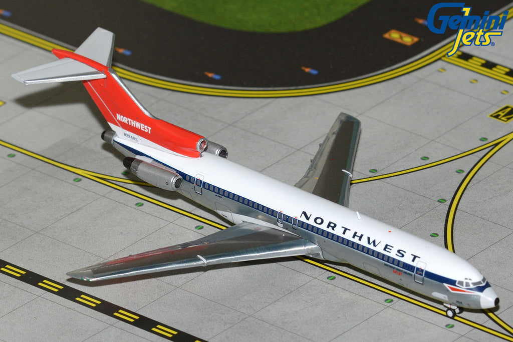 GeminiJets GJNWA2369 1:400 Northwest Orient Boeing 727-200 N254US