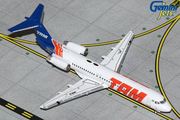 GeminiJets GJTAM2062 1:400 TAM Linhas Aereas Fokker 100 PT-MRA