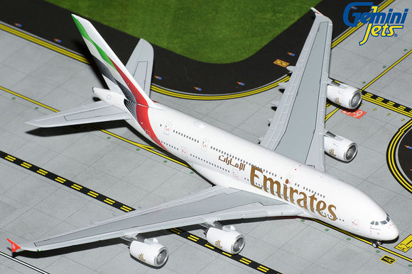GeminiJets GJUAE2218 1:400 Emirates Airbus A380 (New Livery) A6-EOG