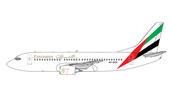 GeminiJets GJUAE2232 1:400 Emirates Boeing 737-300 A6-BCD