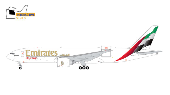 GeminiJets GJUAE2382 1:400 Emirates SkyCargo Boeing 777F (Interactive Series) A6-EFV
