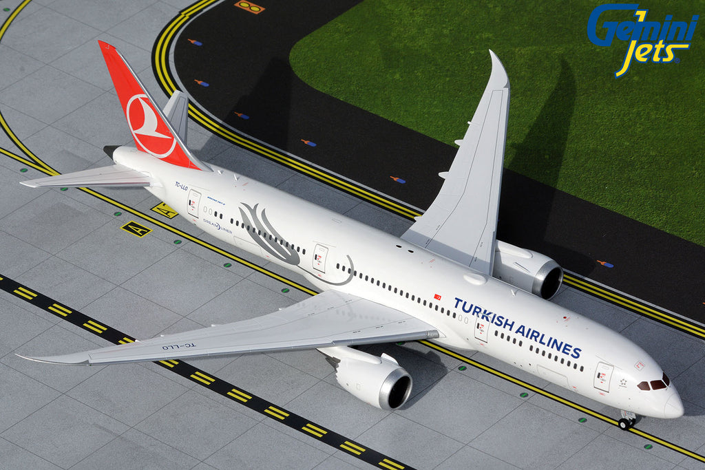 GeminiJets G2THY1000 1:200 Turkish Airlines Boeing 787-9 Dreamliner TC-LLO