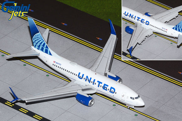 GeminiJets G2UAL1014F 1:200 United Airlines Boeing 737-700 (Flaps/Slats Extended) N21723