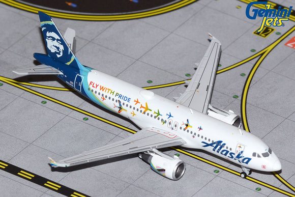 GeminiJets GJASA2042 1:400 Alaska Airlines Airbus A320-200 